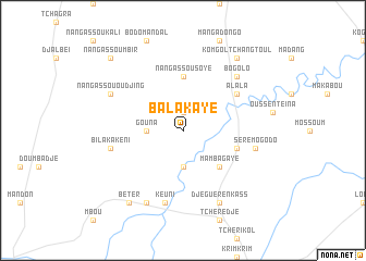 map of Bala Kaye