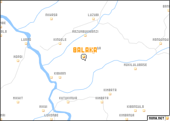 map of Balaka