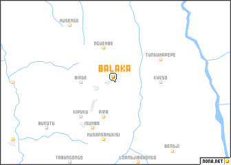 map of Balaka