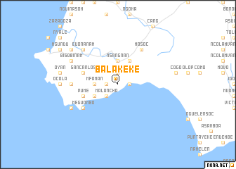 map of Balakeke