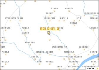 map of Balakéla