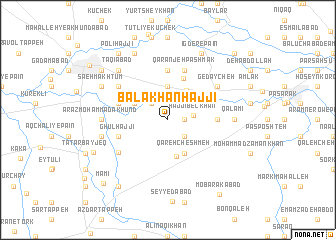 map of Bālā Khān Ḩājjī