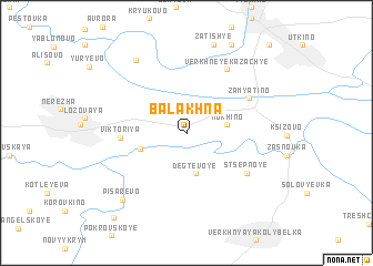 map of Balakhna