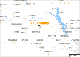 map of Balakhonki