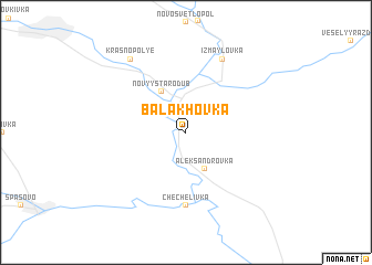 map of Balakhovka