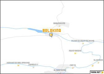 map of Balakina