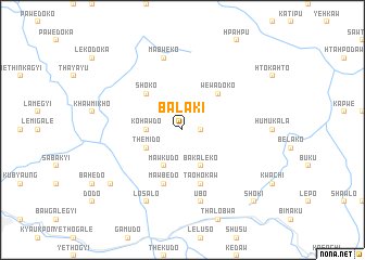 map of Balaki