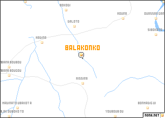 map of Balakonko