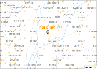 map of Bālakūsh