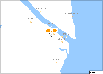 map of Balak