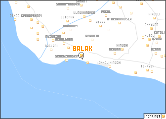 map of Balak