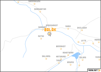 map of Balakʼ