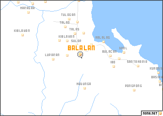 map of Balalan