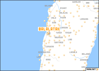 map of Balalatak