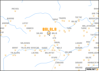 map of Balala