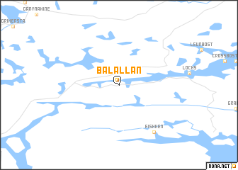 map of Balallan