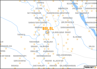 map of Balāl