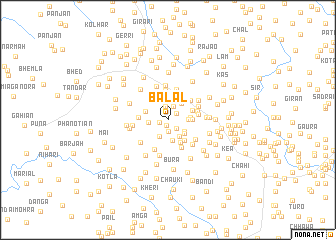 map of Balāl