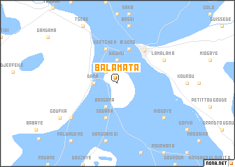 map of Balamata