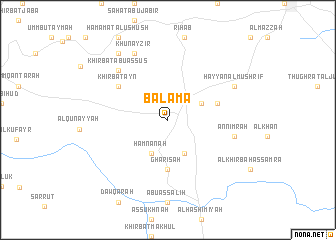 map of Bal‘amā