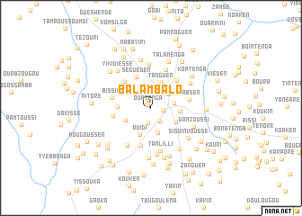 map of Balambalo