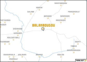 map of Balambougou
