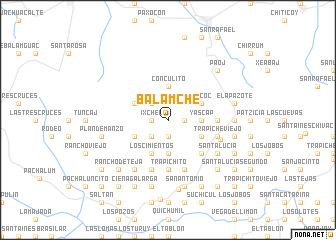 map of Balamché