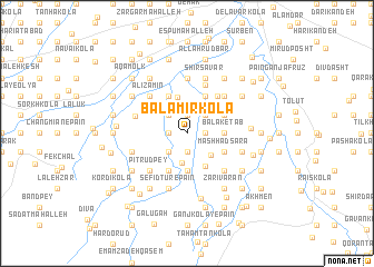 map of Bālā Mīr Kolā