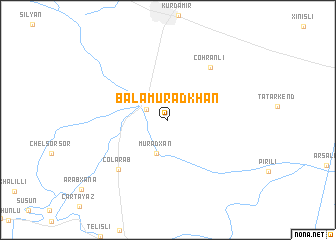 map of Bala-Muradkhan