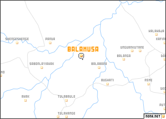 map of Bala Musa