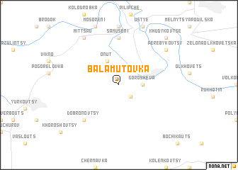 map of Balamutovka