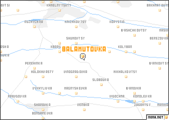 map of Balamutovka