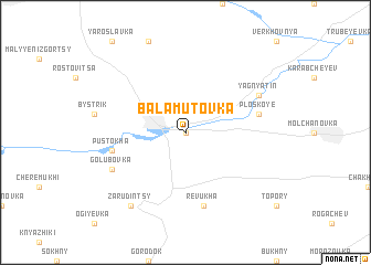 map of Balamutovka