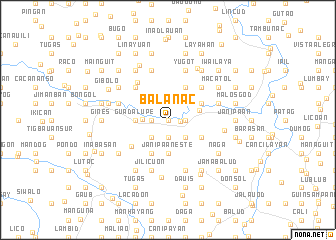 map of Balanac