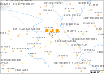 map of Balana