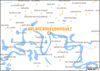 map of Balancán de Domínguez