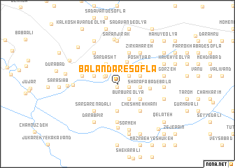 map of Bālāndar-e Soflá