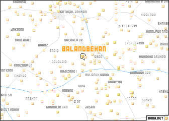 map of Baland Behan