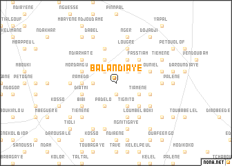 map of Bala Ndiaye