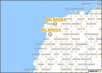 map of Balandier