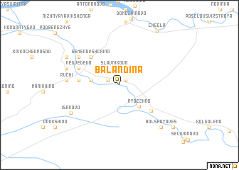 map of Balandina