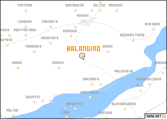 map of Balandino