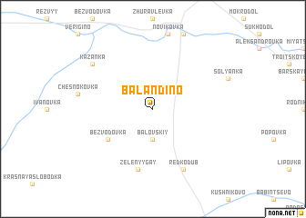 map of Balandino