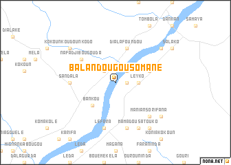 map of Balandougou Somané