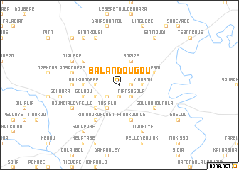 map of Balandougou