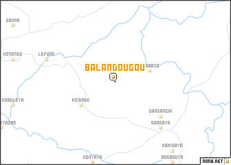 map of Balandougou