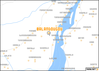 map of Balandougou