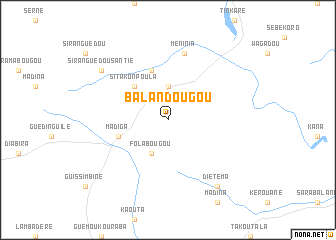 map of Balandougou