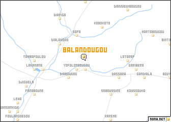 map of Balandougou