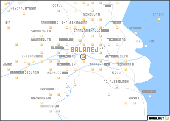 map of Bālānej